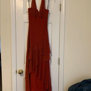 Burnt orange dress